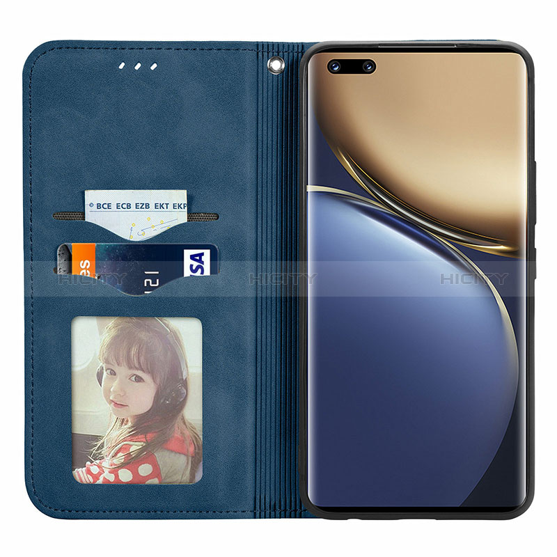 Coque Portefeuille Livre Cuir Etui Clapet S04D pour Huawei Honor Magic3 5G Plus