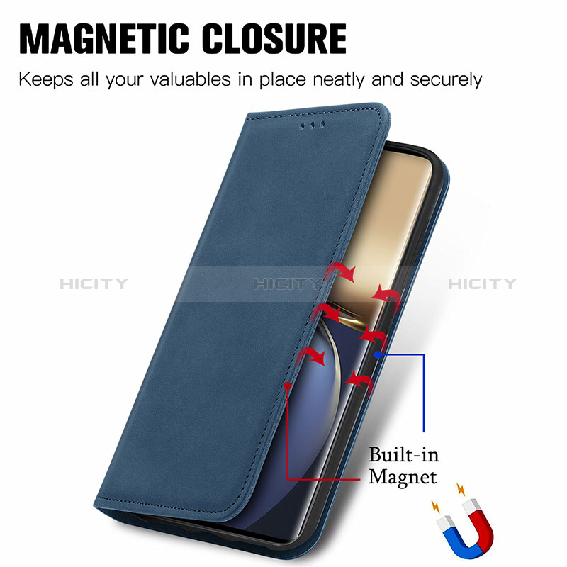 Coque Portefeuille Livre Cuir Etui Clapet S04D pour Huawei Honor Magic3 Pro 5G Plus