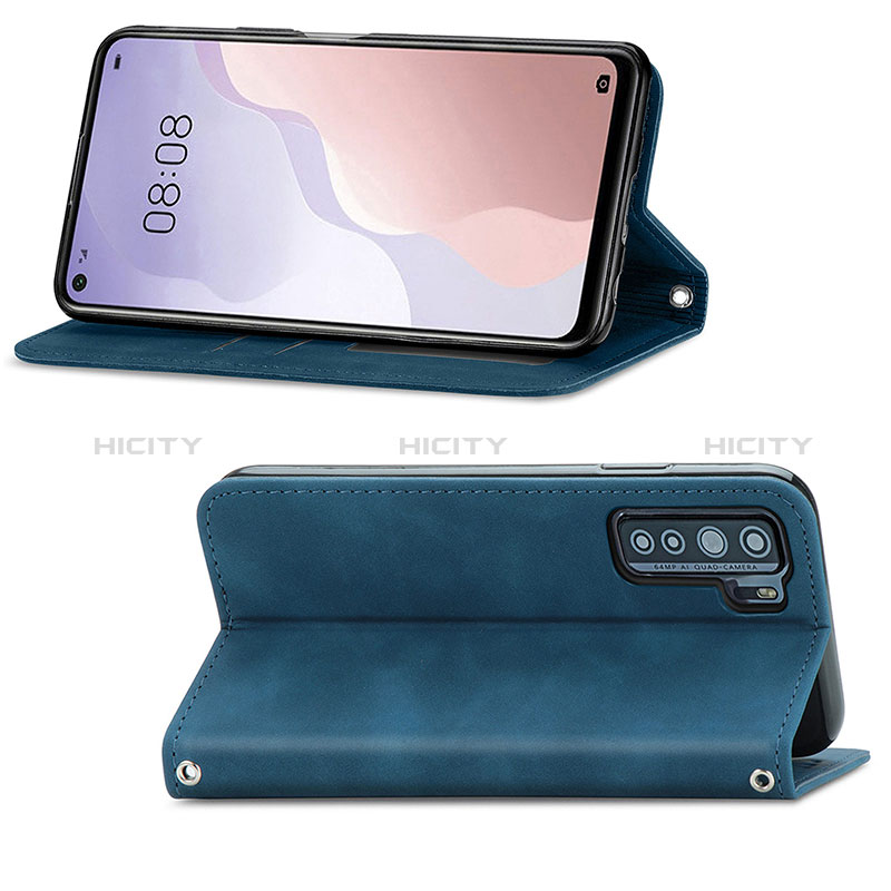 Coque Portefeuille Livre Cuir Etui Clapet S04D pour Huawei Nova 7 SE 5G Plus