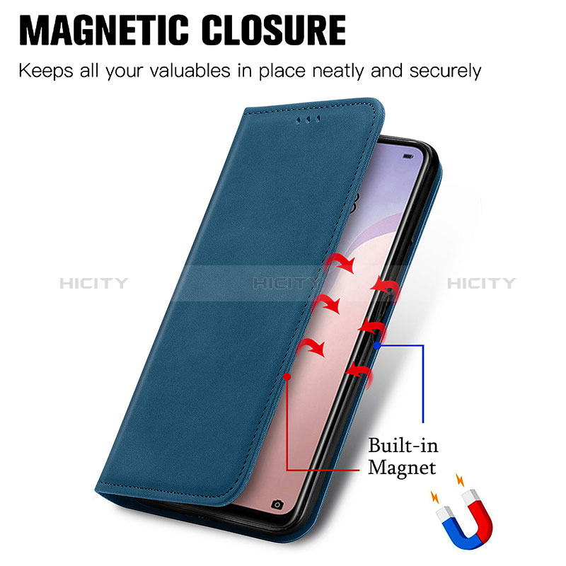 Coque Portefeuille Livre Cuir Etui Clapet S04D pour Huawei Nova 7 SE 5G Plus