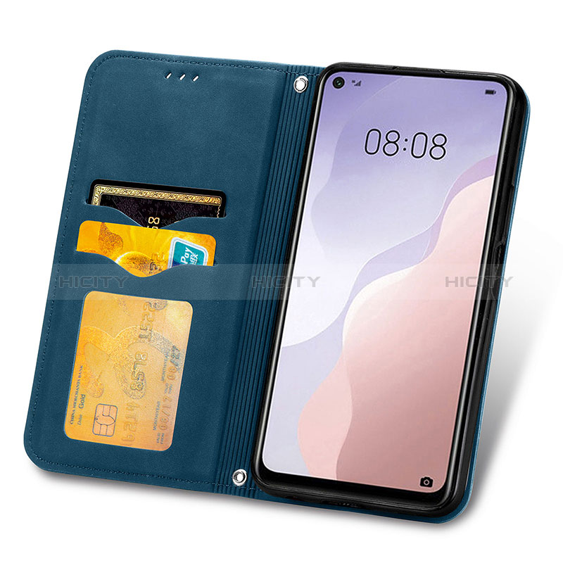 Coque Portefeuille Livre Cuir Etui Clapet S04D pour Huawei Nova 7 SE 5G Plus