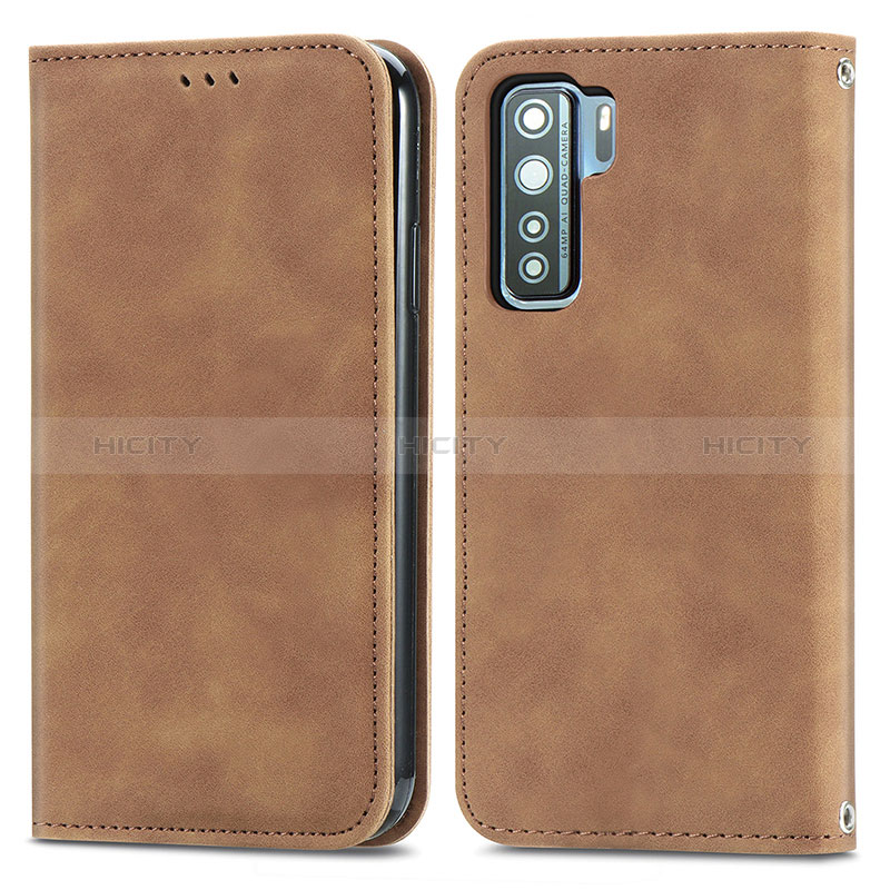 Coque Portefeuille Livre Cuir Etui Clapet S04D pour Huawei Nova 7 SE 5G Plus