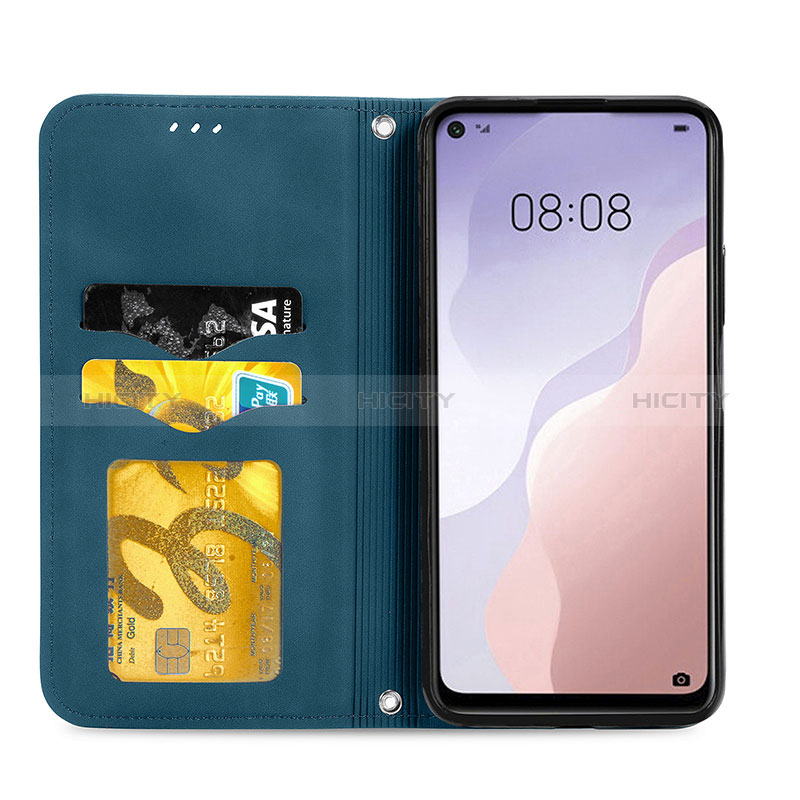 Coque Portefeuille Livre Cuir Etui Clapet S04D pour Huawei Nova 7 SE 5G Plus