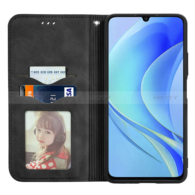 Coque Portefeuille Livre Cuir Etui Clapet S04D pour Huawei Nova Y70 Plus