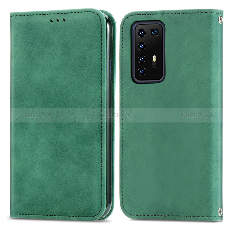 Coque Portefeuille Livre Cuir Etui Clapet S04D pour Huawei P40 Pro Plus