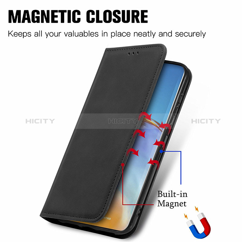 Coque Portefeuille Livre Cuir Etui Clapet S04D pour Huawei P50 Plus