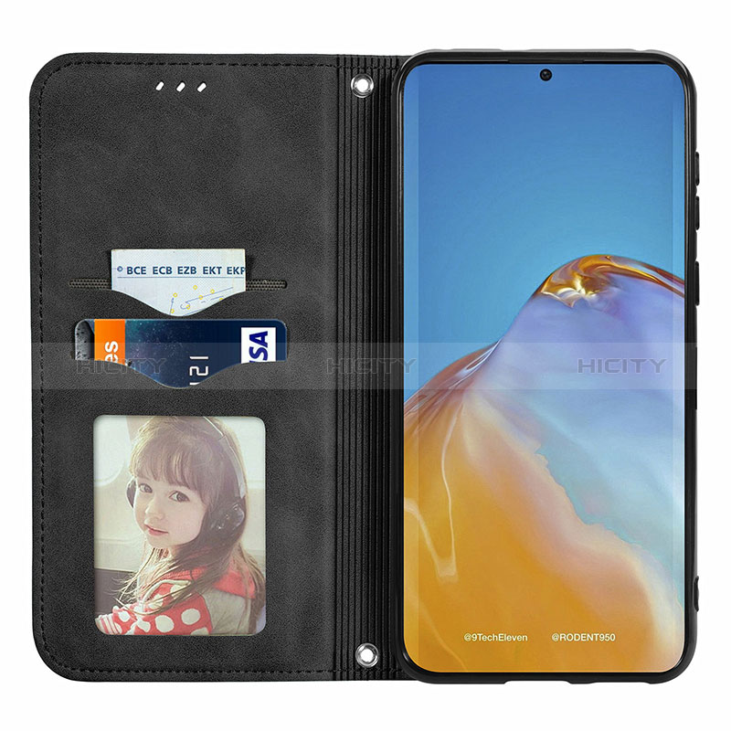 Coque Portefeuille Livre Cuir Etui Clapet S04D pour Huawei P50 Plus