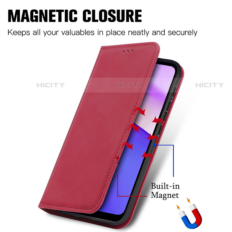 Coque Portefeuille Livre Cuir Etui Clapet S04D pour Motorola Moto E20 Plus