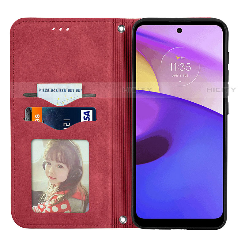 Coque Portefeuille Livre Cuir Etui Clapet S04D pour Motorola Moto E20 Plus