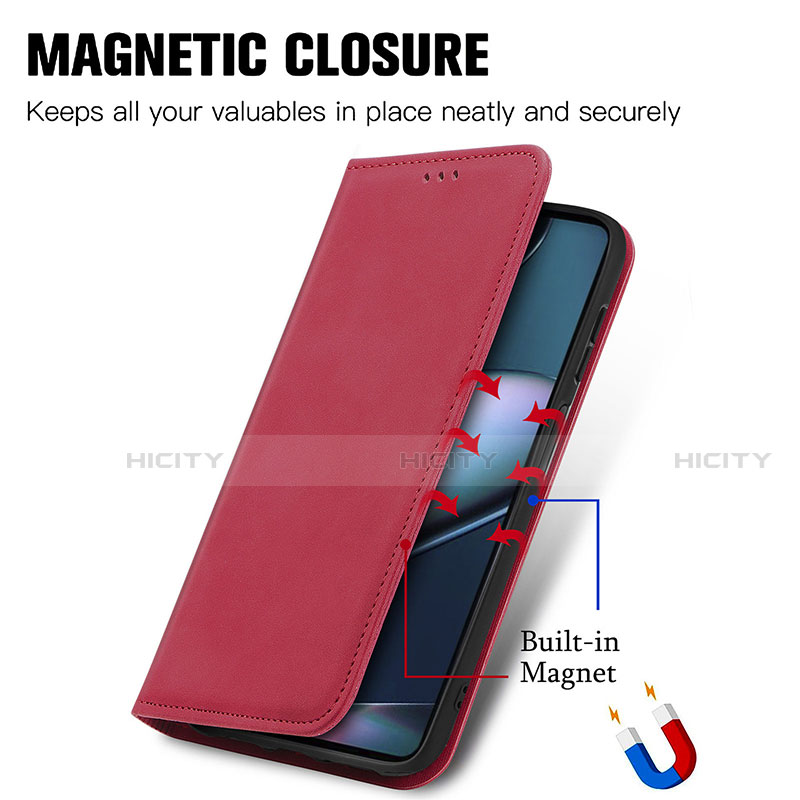 Coque Portefeuille Livre Cuir Etui Clapet S04D pour Motorola Moto Edge 30 Pro 5G Plus