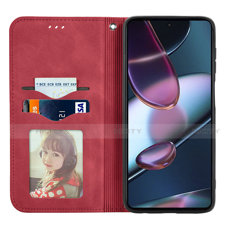 Coque Portefeuille Livre Cuir Etui Clapet S04D pour Motorola Moto Edge 30 Pro 5G Plus