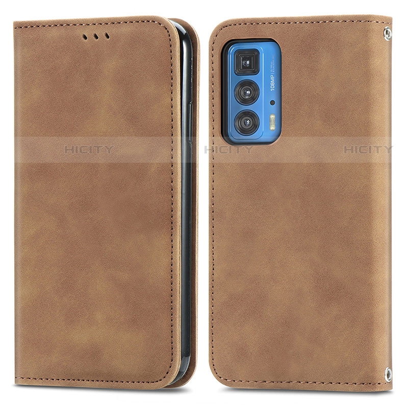 Coque Portefeuille Livre Cuir Etui Clapet S04D pour Motorola Moto Edge S Pro 5G Plus