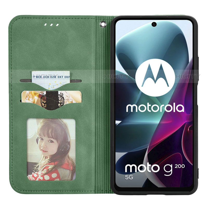 Coque Portefeuille Livre Cuir Etui Clapet S04D pour Motorola Moto Edge S30 5G Plus