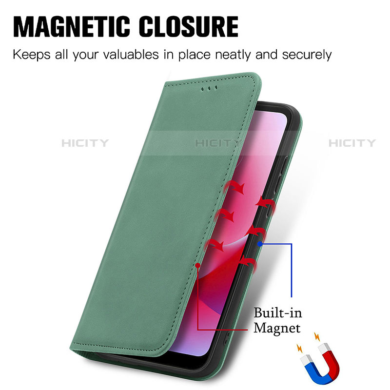 Coque Portefeuille Livre Cuir Etui Clapet S04D pour Motorola Moto G Play (2023) Plus