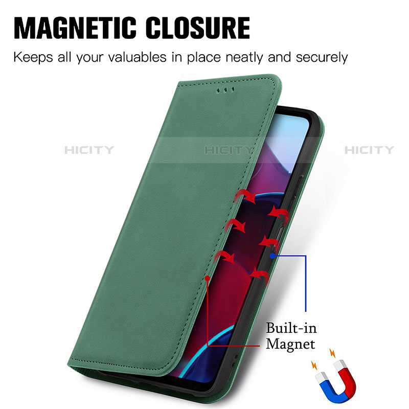 Coque Portefeuille Livre Cuir Etui Clapet S04D pour Motorola Moto G Stylus (2022) 4G Plus