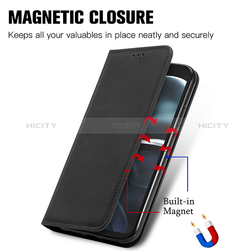 Coque Portefeuille Livre Cuir Etui Clapet S04D pour Motorola Moto G14 Plus