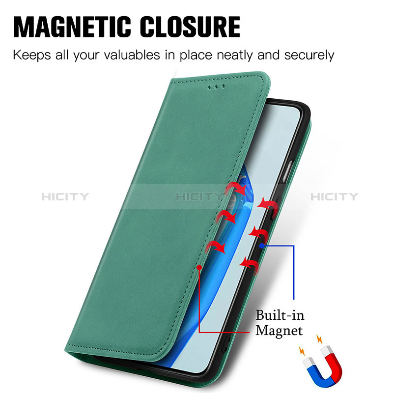 Coque Portefeuille Livre Cuir Etui Clapet S04D pour OnePlus 9R 5G Plus