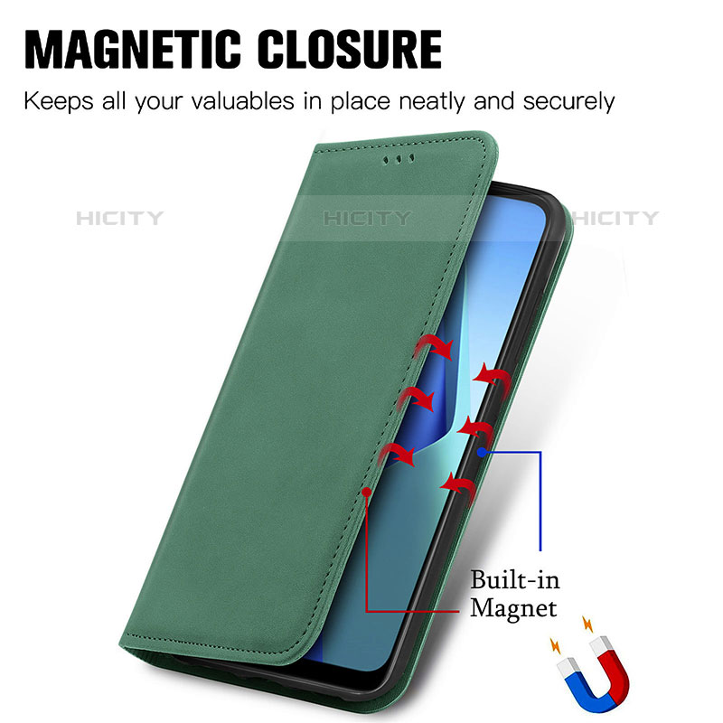 Coque Portefeuille Livre Cuir Etui Clapet S04D pour Oppo A16e Plus