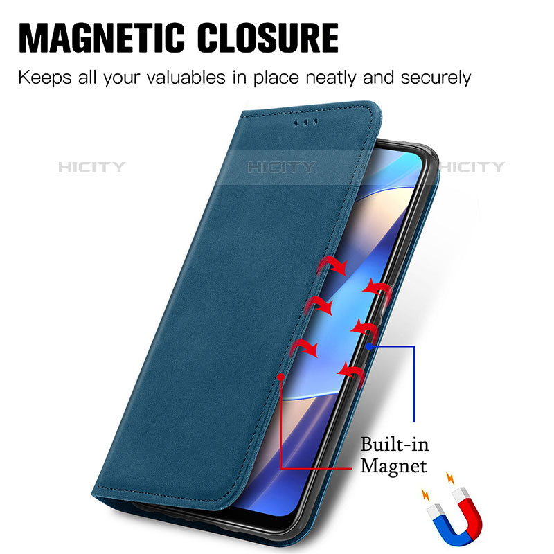 Coque Portefeuille Livre Cuir Etui Clapet S04D pour Oppo A54s Plus