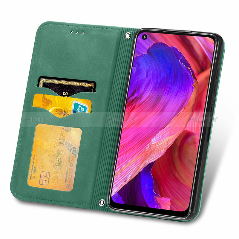 Coque Portefeuille Livre Cuir Etui Clapet S04D pour Oppo A74 5G Plus