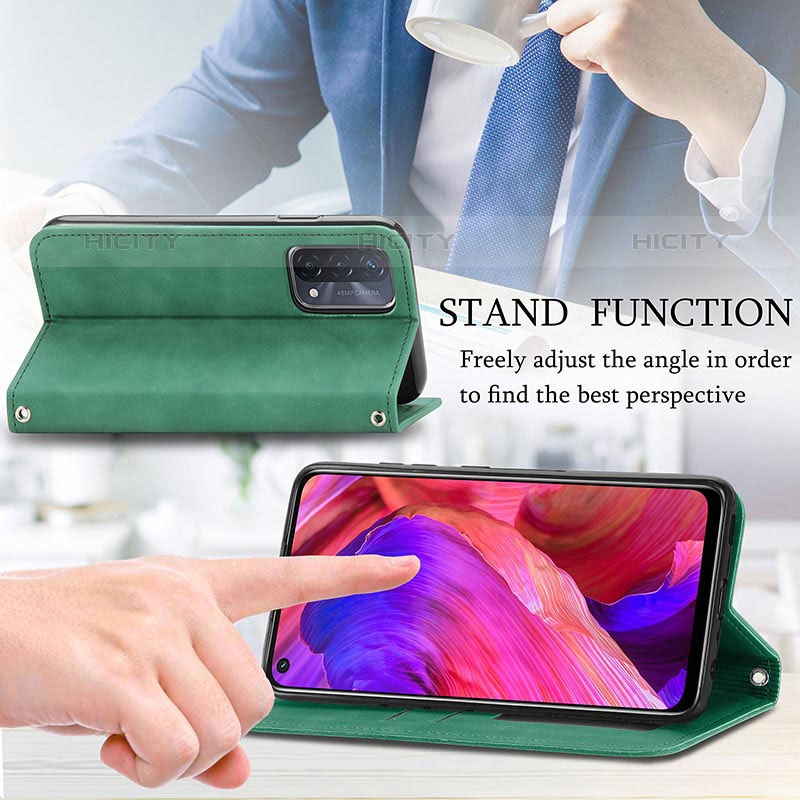 Coque Portefeuille Livre Cuir Etui Clapet S04D pour Oppo A93 5G Plus