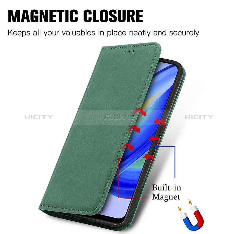 Coque Portefeuille Livre Cuir Etui Clapet S04D pour Oppo F19 Plus