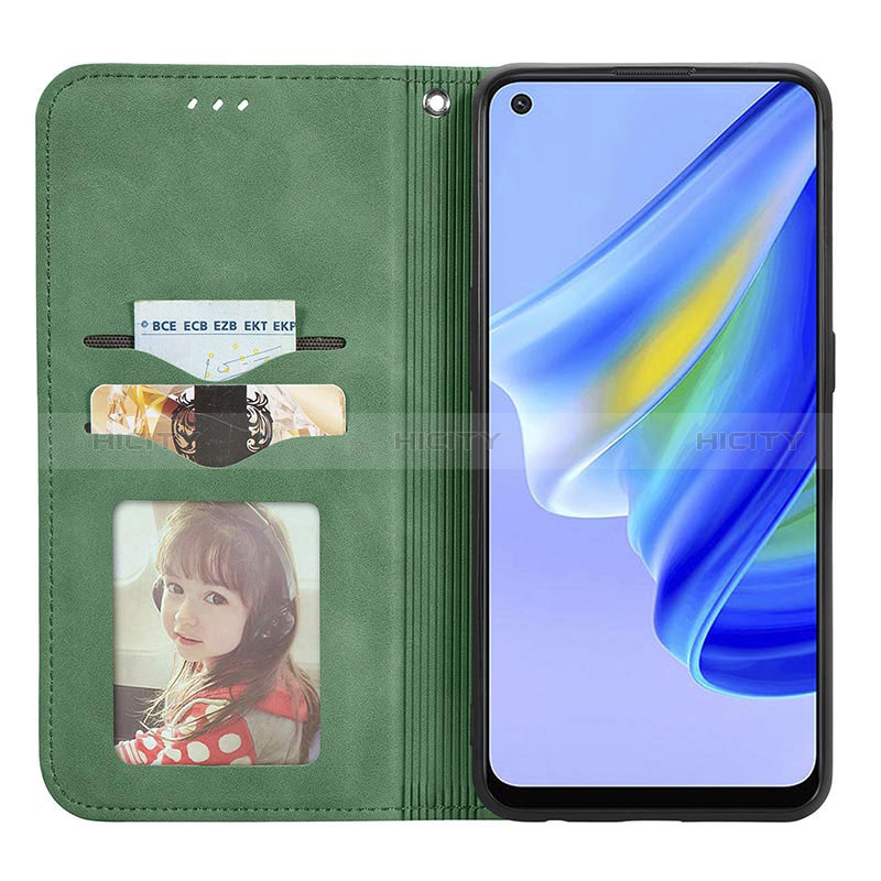 Coque Portefeuille Livre Cuir Etui Clapet S04D pour Oppo F19s Plus