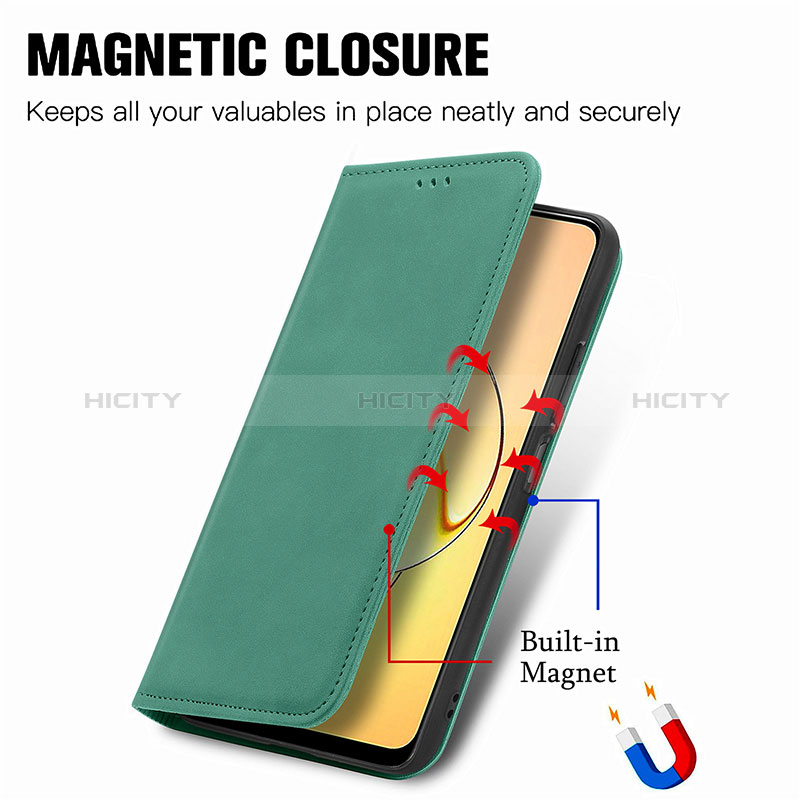 Coque Portefeuille Livre Cuir Etui Clapet S04D pour Realme 10 4G Plus