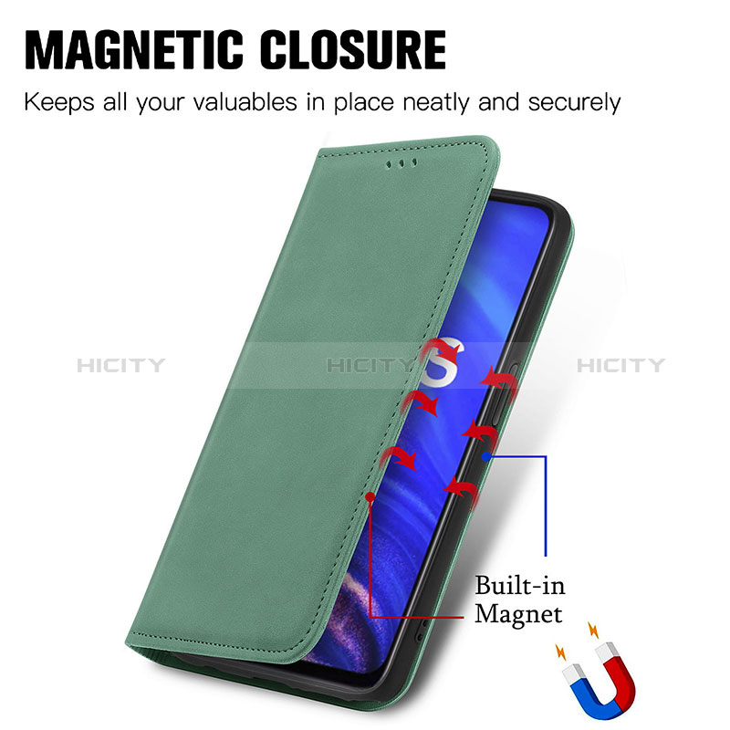 Coque Portefeuille Livre Cuir Etui Clapet S04D pour Realme 9 SE 5G Plus