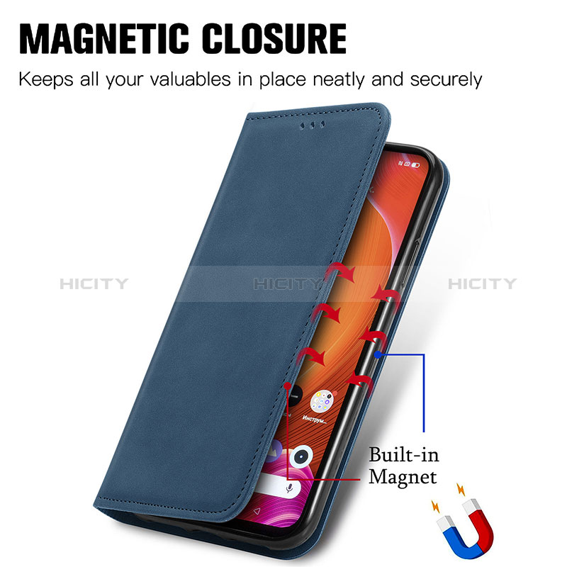 Coque Portefeuille Livre Cuir Etui Clapet S04D pour Realme C20 Plus