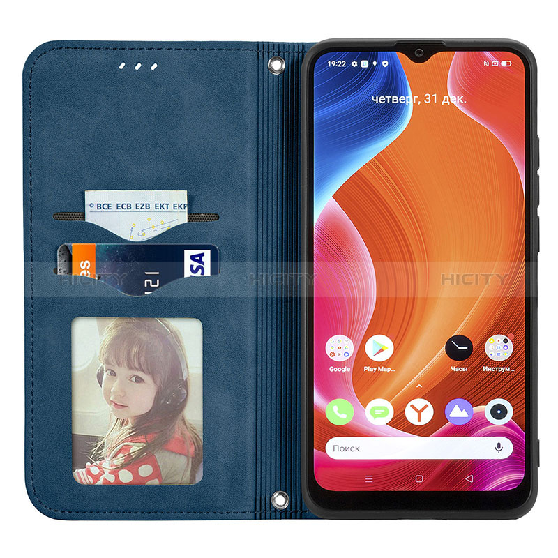 Coque Portefeuille Livre Cuir Etui Clapet S04D pour Realme C20 Plus