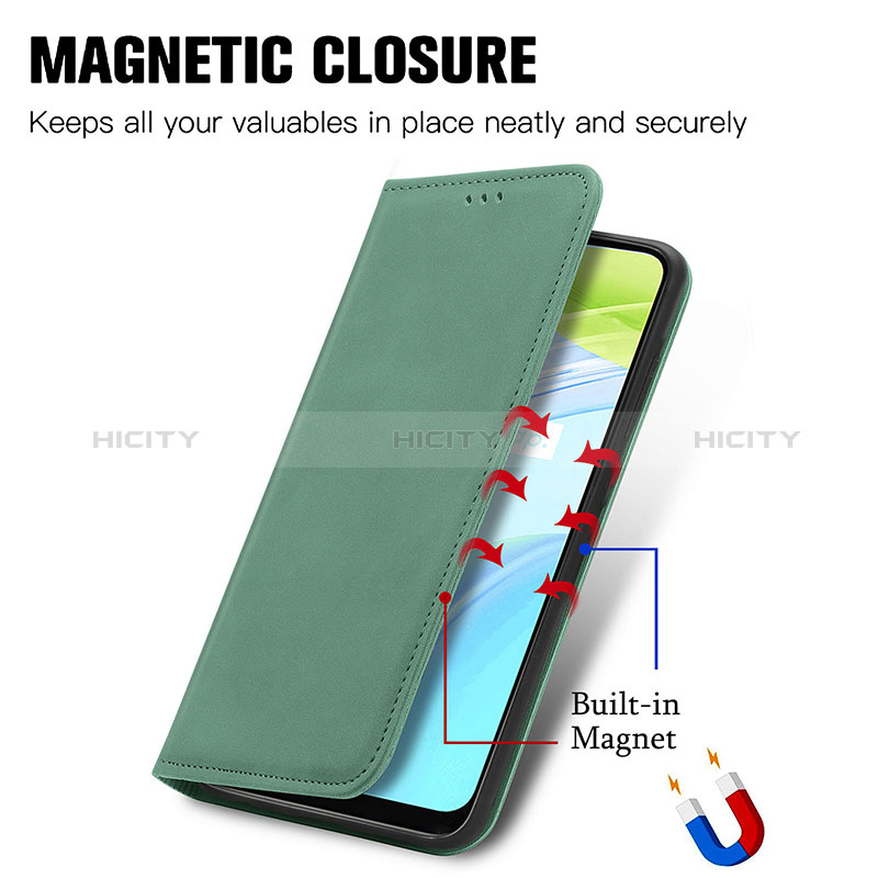 Coque Portefeuille Livre Cuir Etui Clapet S04D pour Realme C30 Plus