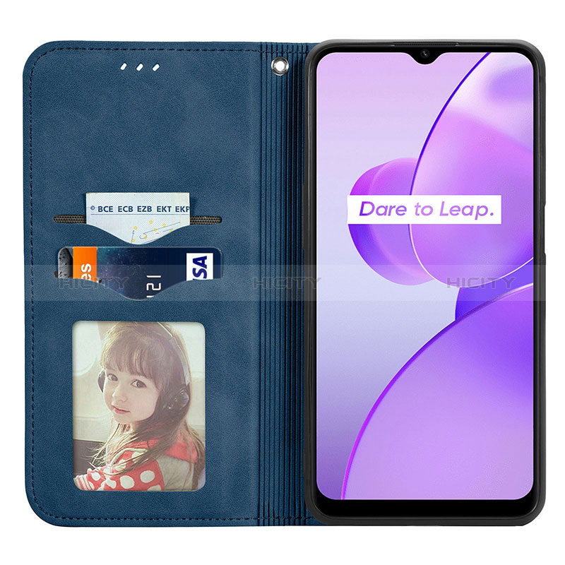 Coque Portefeuille Livre Cuir Etui Clapet S04D pour Realme C31 Plus