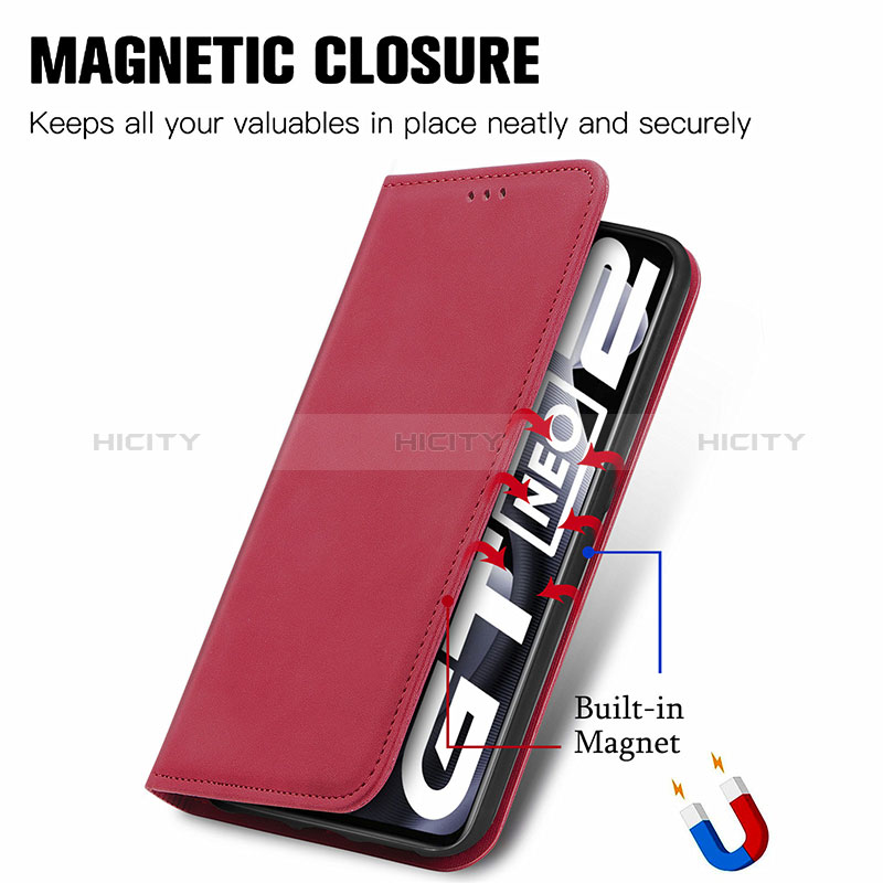 Coque Portefeuille Livre Cuir Etui Clapet S04D pour Realme GT Neo2 5G Plus