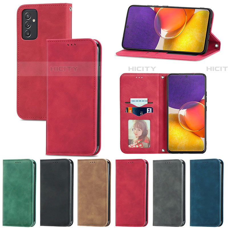 Coque Portefeuille Livre Cuir Etui Clapet S04D pour Samsung Galaxy A05s Plus