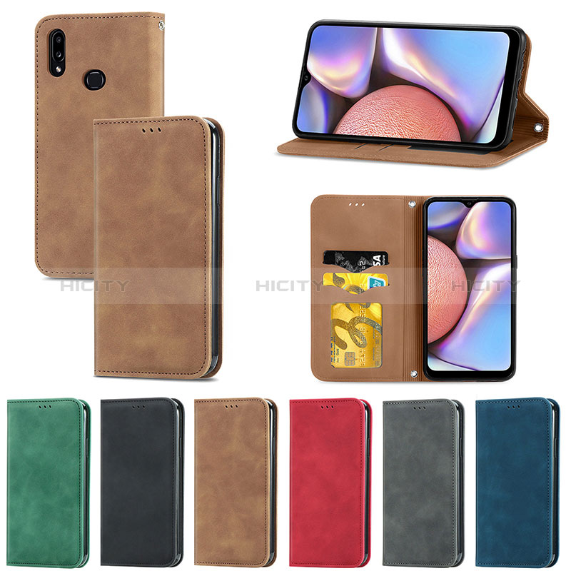 Coque Portefeuille Livre Cuir Etui Clapet S04D pour Samsung Galaxy A10s Plus