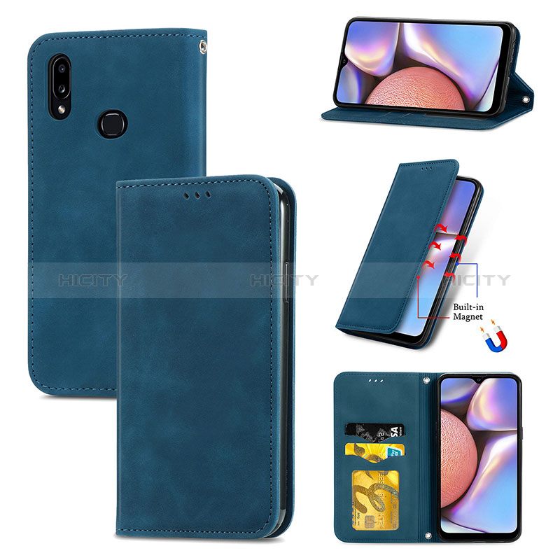 Coque Portefeuille Livre Cuir Etui Clapet S04D pour Samsung Galaxy A10s Plus