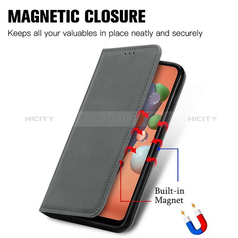 Coque Portefeuille Livre Cuir Etui Clapet S04D pour Samsung Galaxy A11 Plus