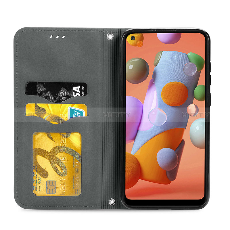 Coque Portefeuille Livre Cuir Etui Clapet S04D pour Samsung Galaxy A11 Plus