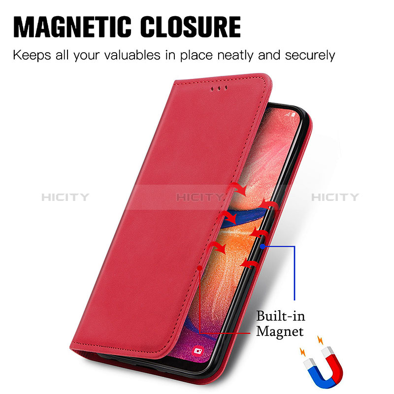 Coque Portefeuille Livre Cuir Etui Clapet S04D pour Samsung Galaxy A20e Plus