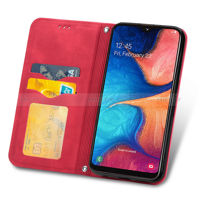 Coque Portefeuille Livre Cuir Etui Clapet S04D pour Samsung Galaxy A20e Plus