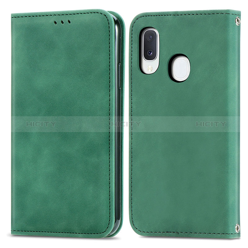 Coque Portefeuille Livre Cuir Etui Clapet S04D pour Samsung Galaxy A20e Plus