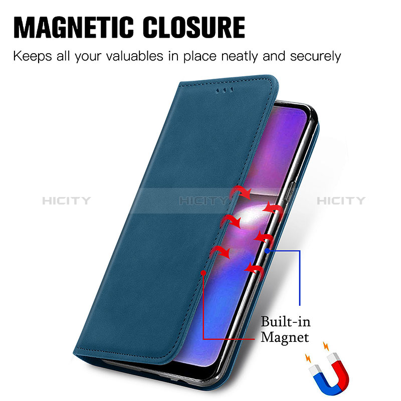 Coque Portefeuille Livre Cuir Etui Clapet S04D pour Samsung Galaxy A20s Plus