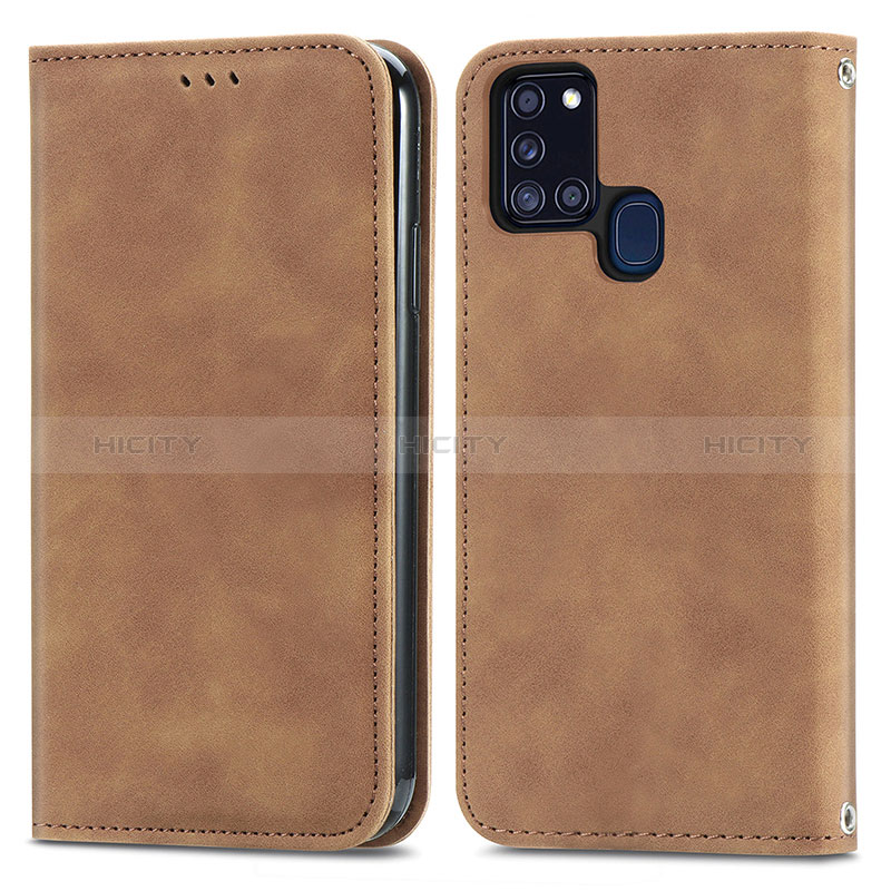 Coque Portefeuille Livre Cuir Etui Clapet S04D pour Samsung Galaxy A21s Plus