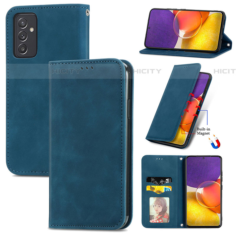 Coque Portefeuille Livre Cuir Etui Clapet S04D pour Samsung Galaxy A24 4G Plus