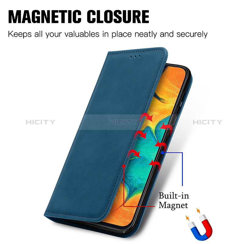 Coque Portefeuille Livre Cuir Etui Clapet S04D pour Samsung Galaxy A30 Plus