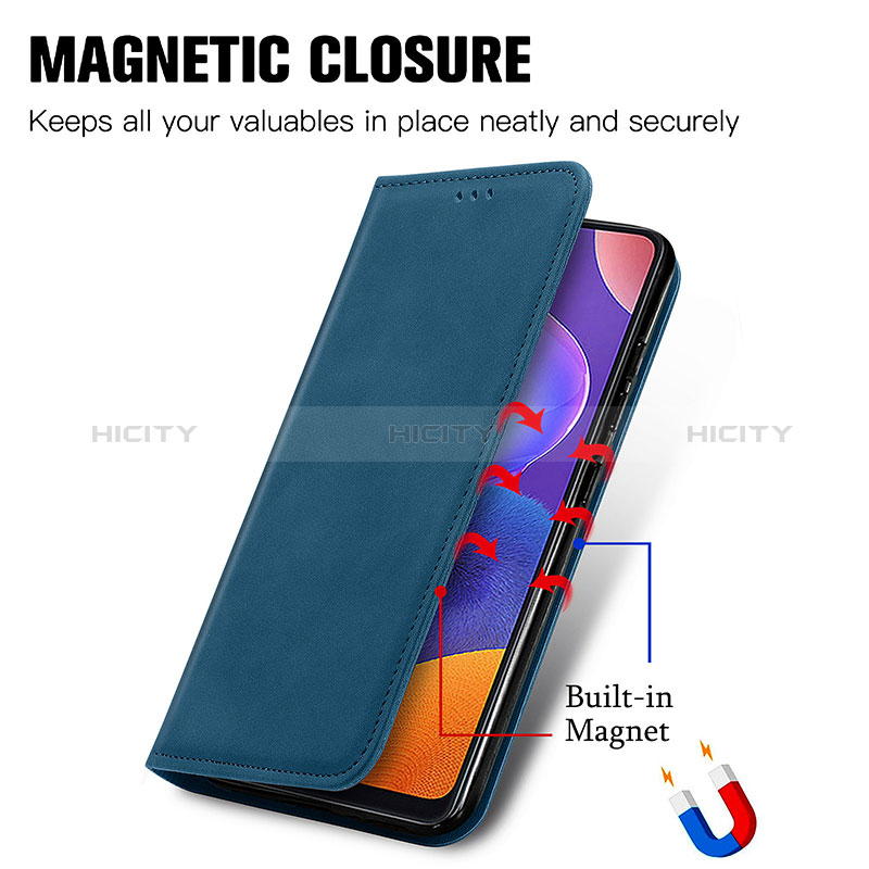 Coque Portefeuille Livre Cuir Etui Clapet S04D pour Samsung Galaxy A31 Plus