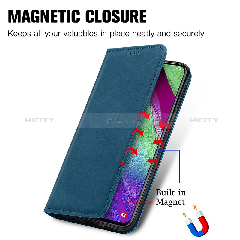 Coque Portefeuille Livre Cuir Etui Clapet S04D pour Samsung Galaxy A40 Plus