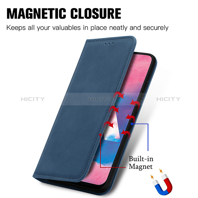 Coque Portefeuille Livre Cuir Etui Clapet S04D pour Samsung Galaxy A40s Plus