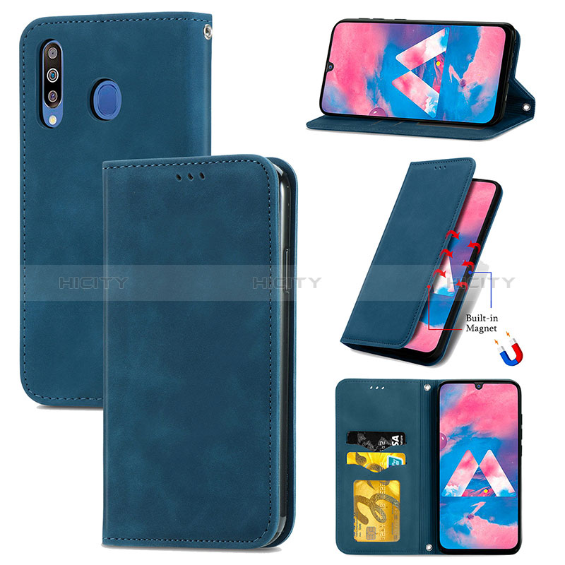 Coque Portefeuille Livre Cuir Etui Clapet S04D pour Samsung Galaxy A40s Plus